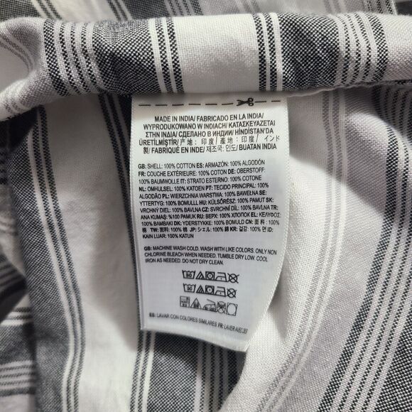 Vans Off The Wall Men's Shirt White Gray Plaid Button Up Short Sleeve XXL - Picture 5 of 6